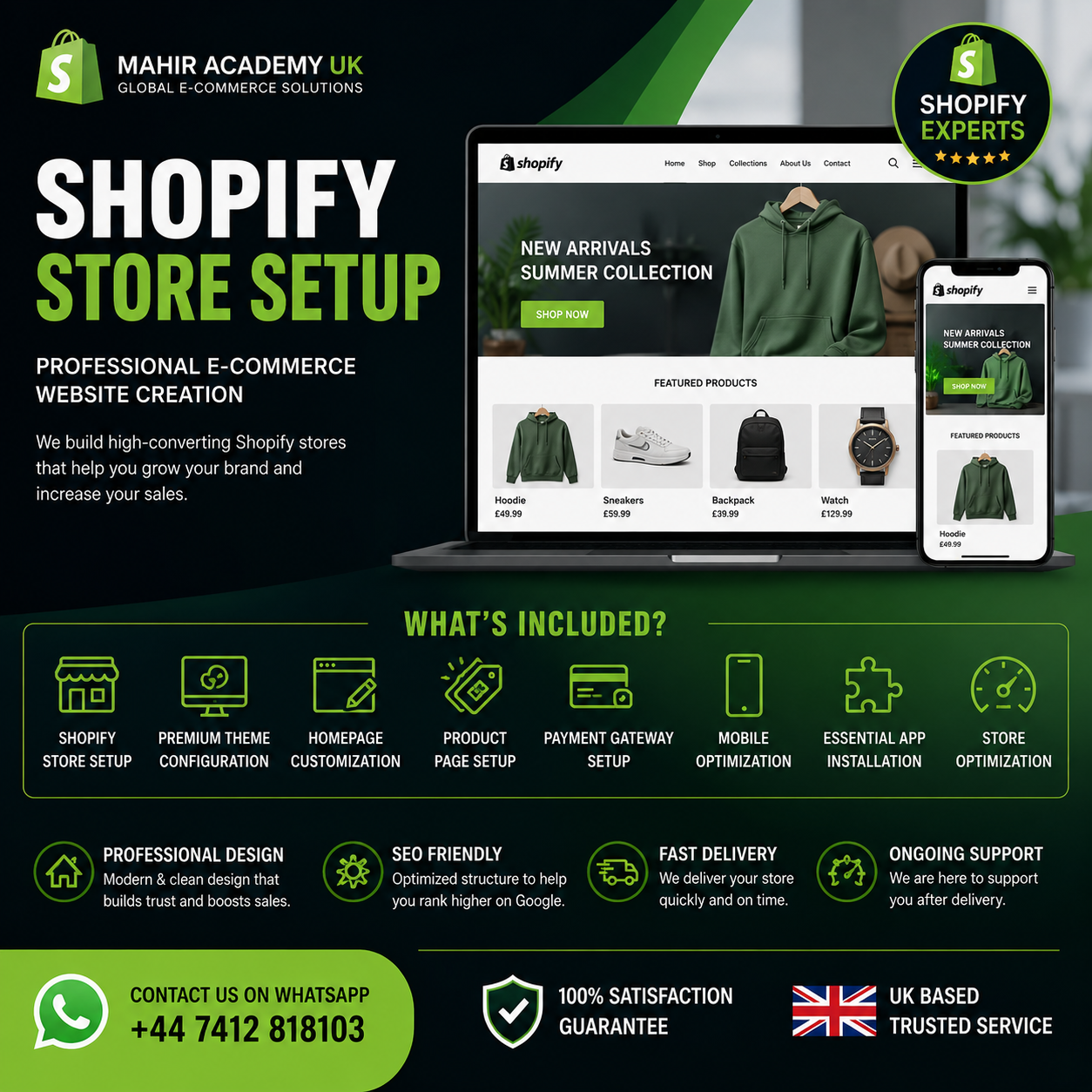 Shopify Store Setup | Professional E-Commerce Website Creation