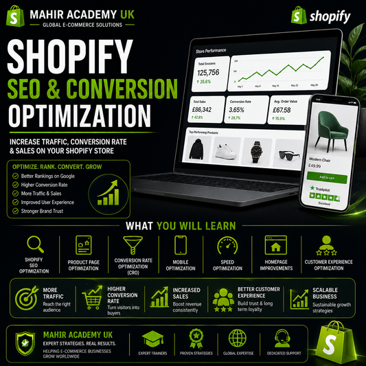 Shopify SEO & Conversion Optimization | Increase Traffic & Sales