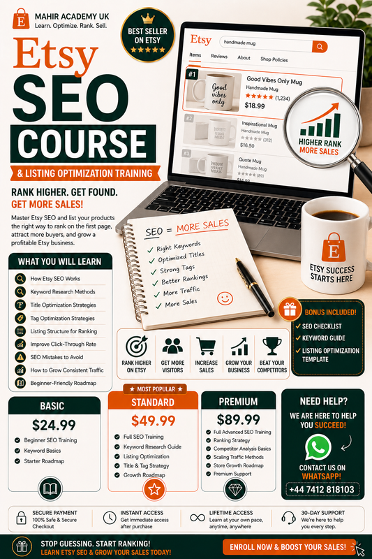 Etsy SEO Course & Listing Optimization Training