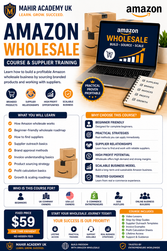 Amazon Wholesale Course & Supplier Training