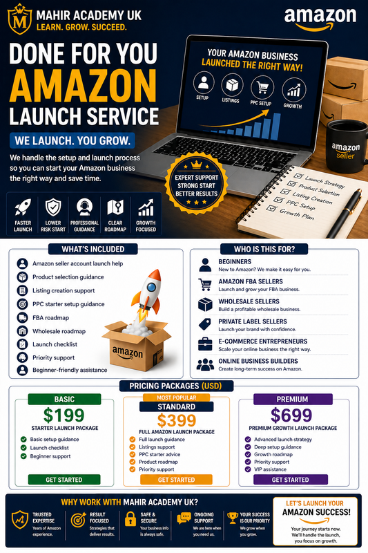 Done For You Amazon Launch Service