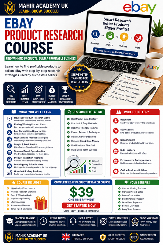eBay Product Research Course & Winning Product Training